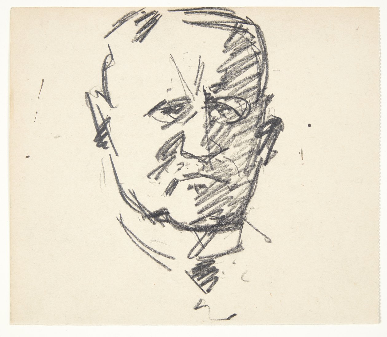Studie til et portræt af professor, dr.med. Carl Lorentzen (1860-1932) af Edvard Weie