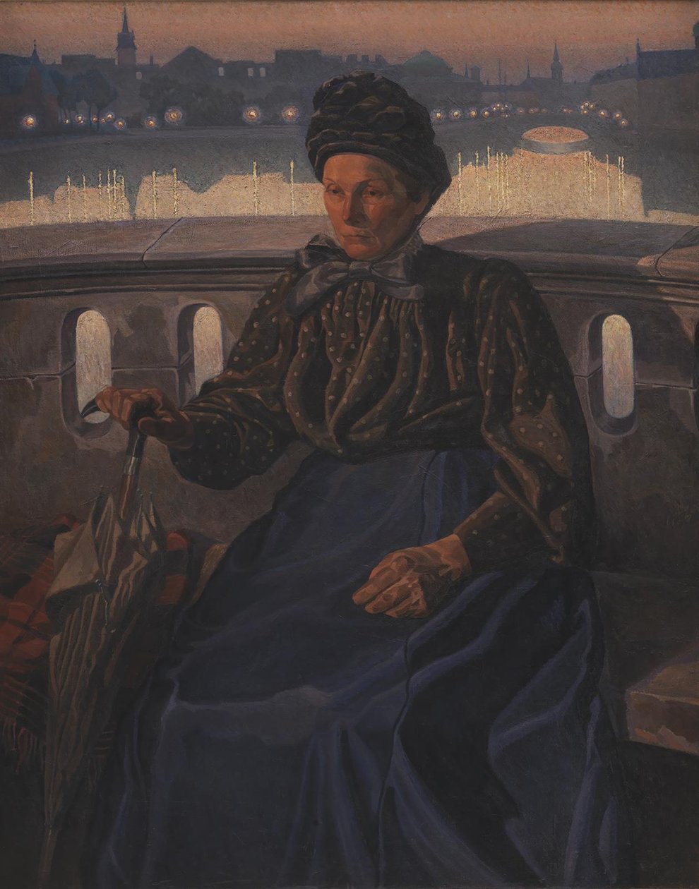 Kunstnerens Moder af Edvard Weie