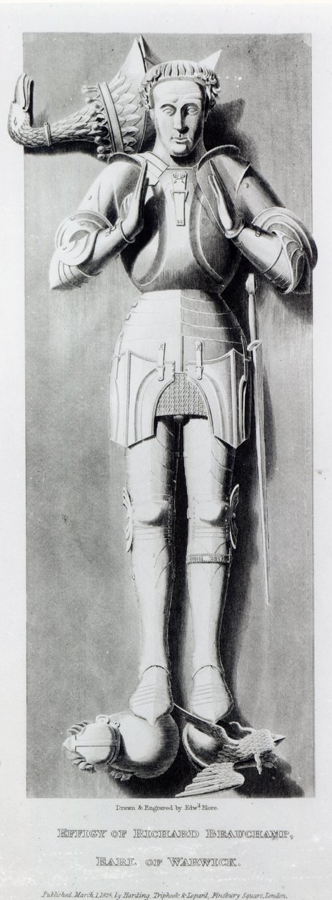 Billeder af Richard Beauchamp, jarl af Warwick (1382-1439), udgivet af Harding, Triphook and Lepard, 1825 af Edward Blore