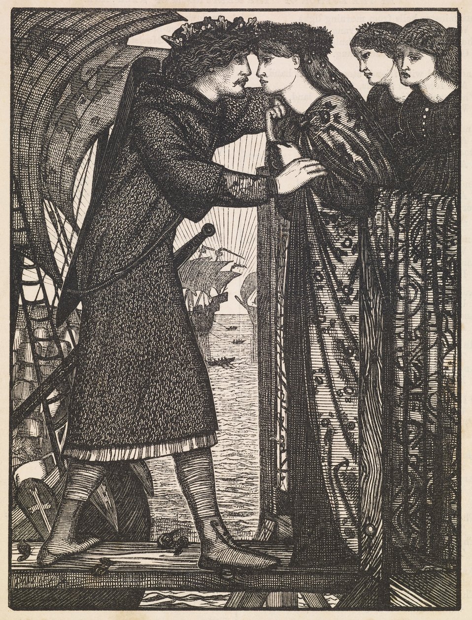 Kong Sigurd korsfareren af Edward Burne-Jones