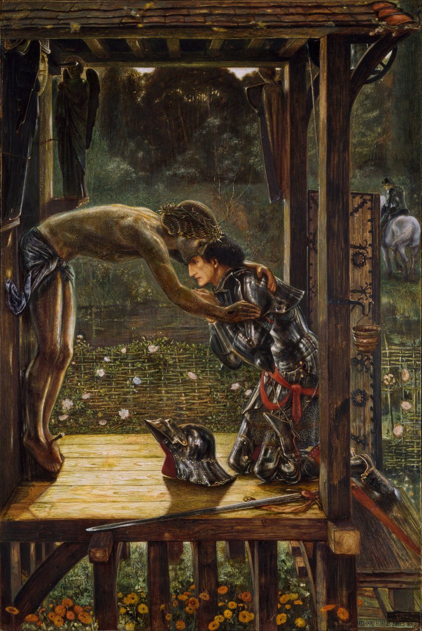 Den barmhjertige ridder af Edward Burne Jones