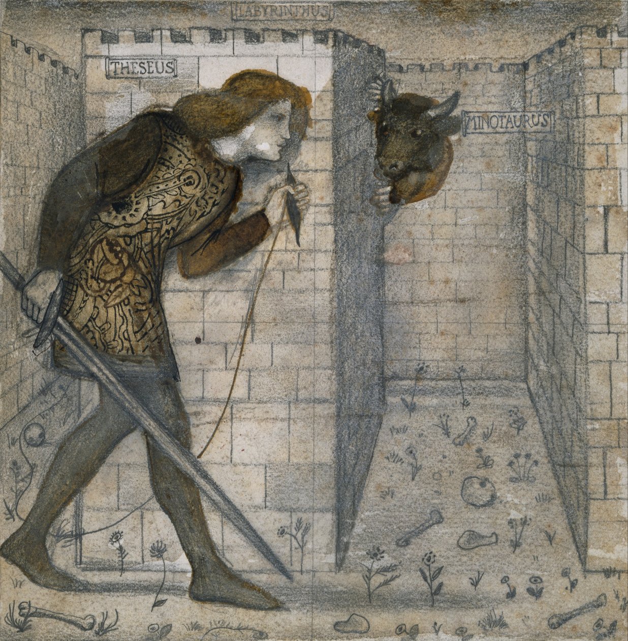 Flisdesign af Edward Burne Jones