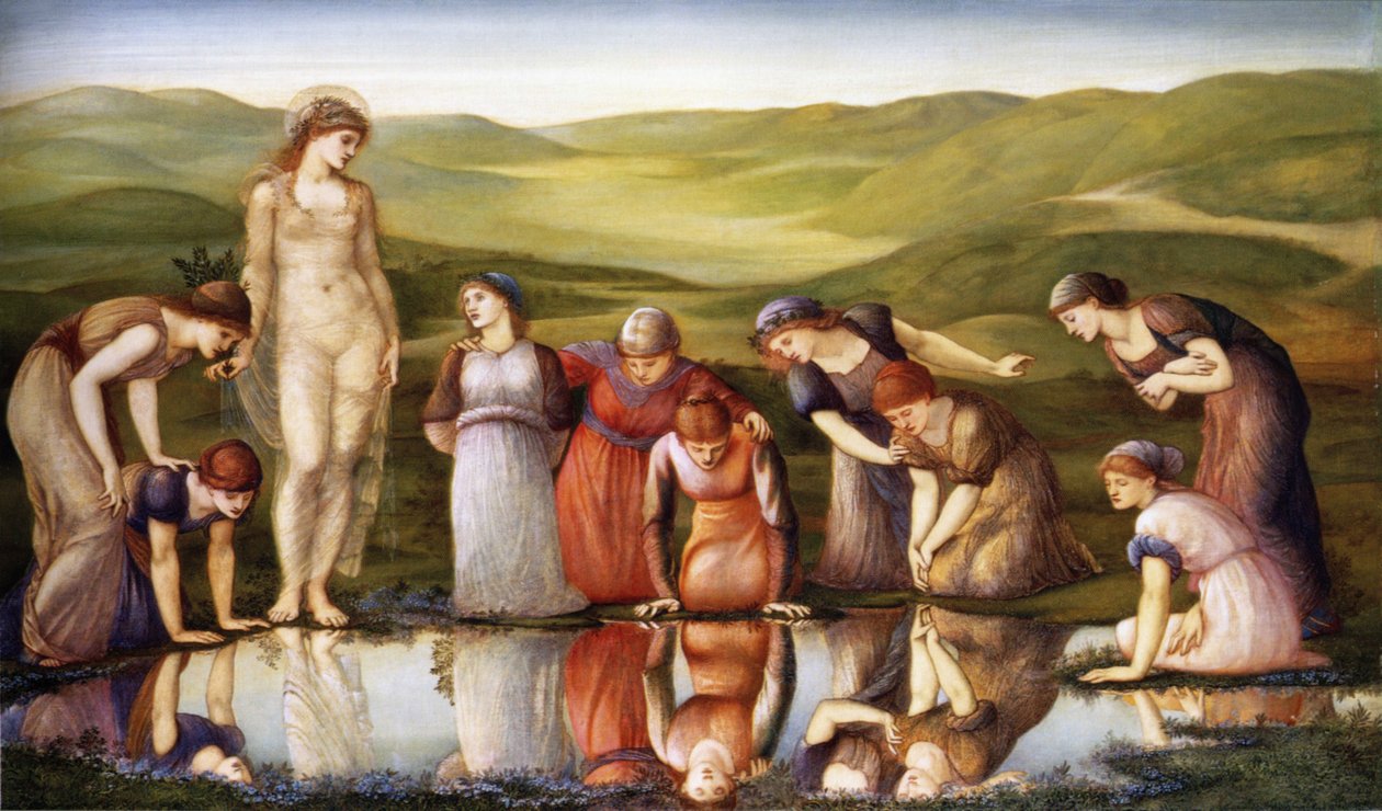 Venus spejl af Edward Burne Jones
