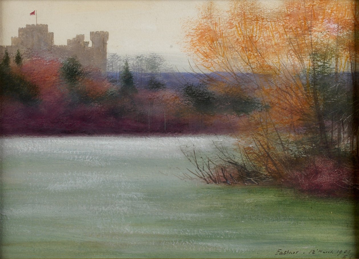 Eastnor Castle, 1900 af Edward Clifford