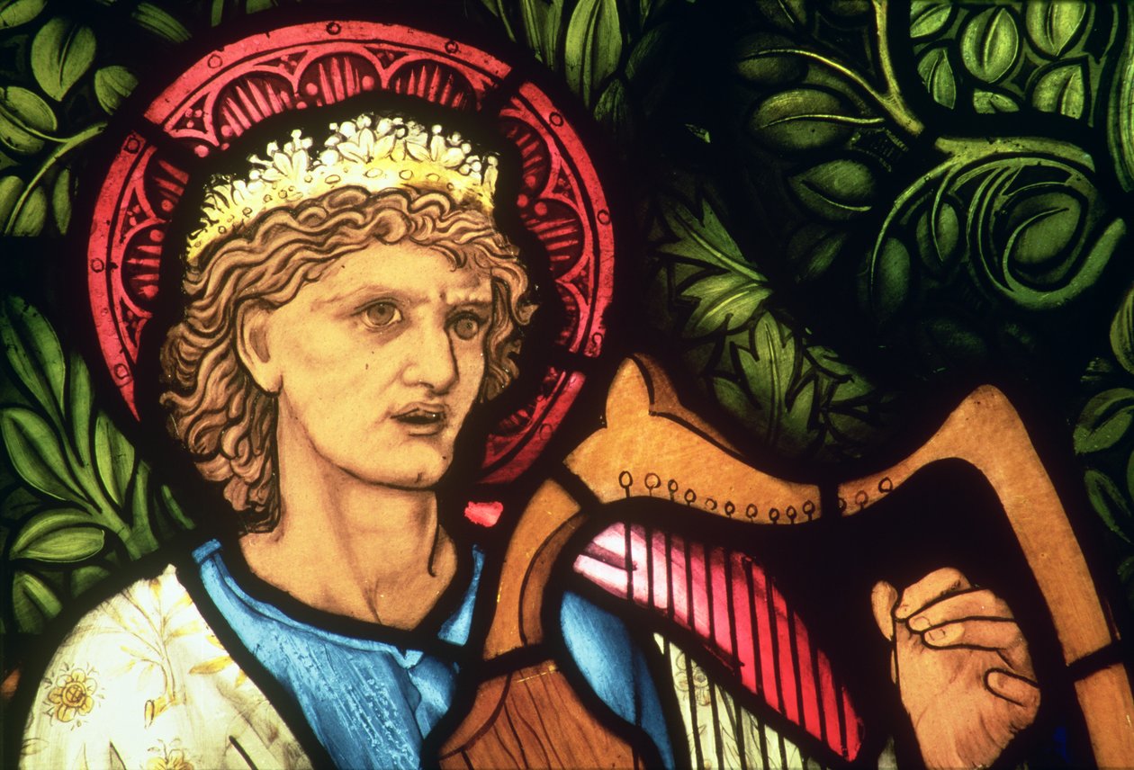 King David, af Sir Edward Burne-Jones (1833-98), 1890 af Edward Burne Jones