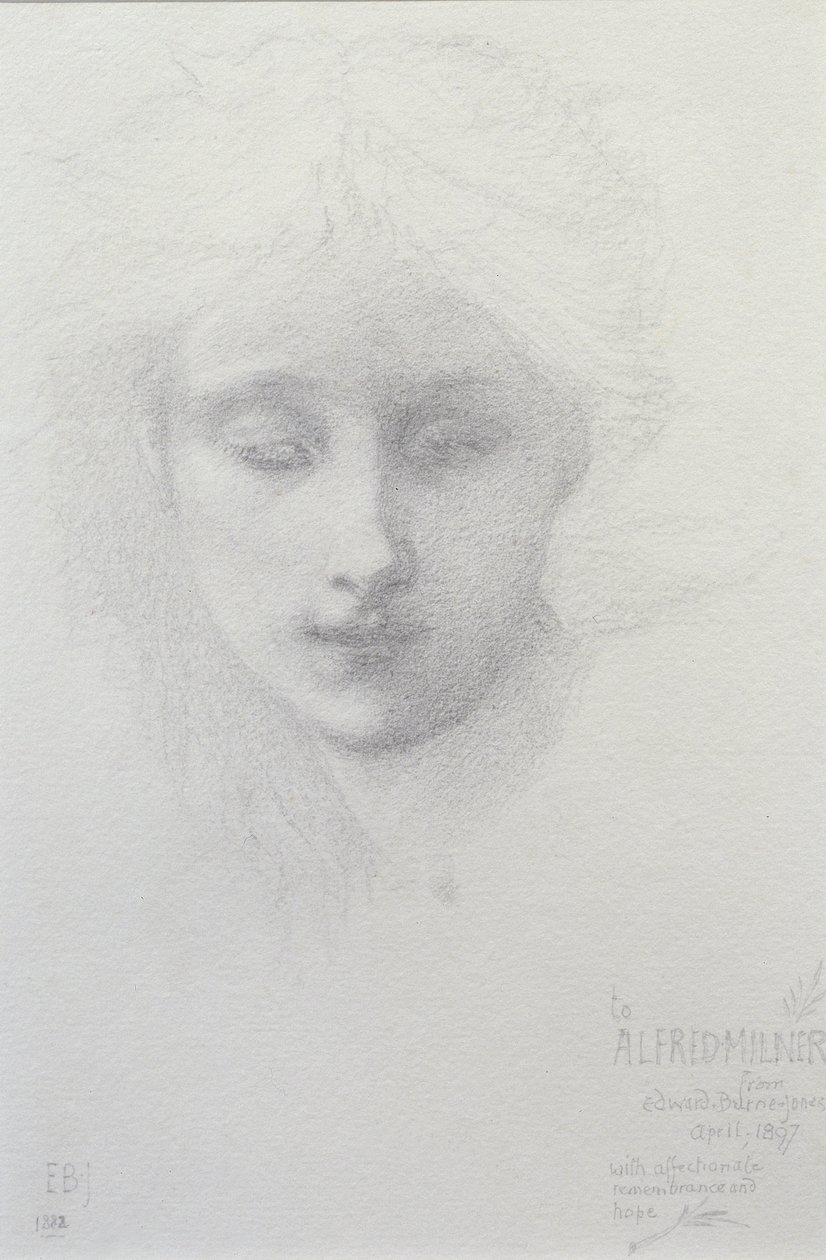 Lady Violet Milner, 1882 af Edward Burne Jones