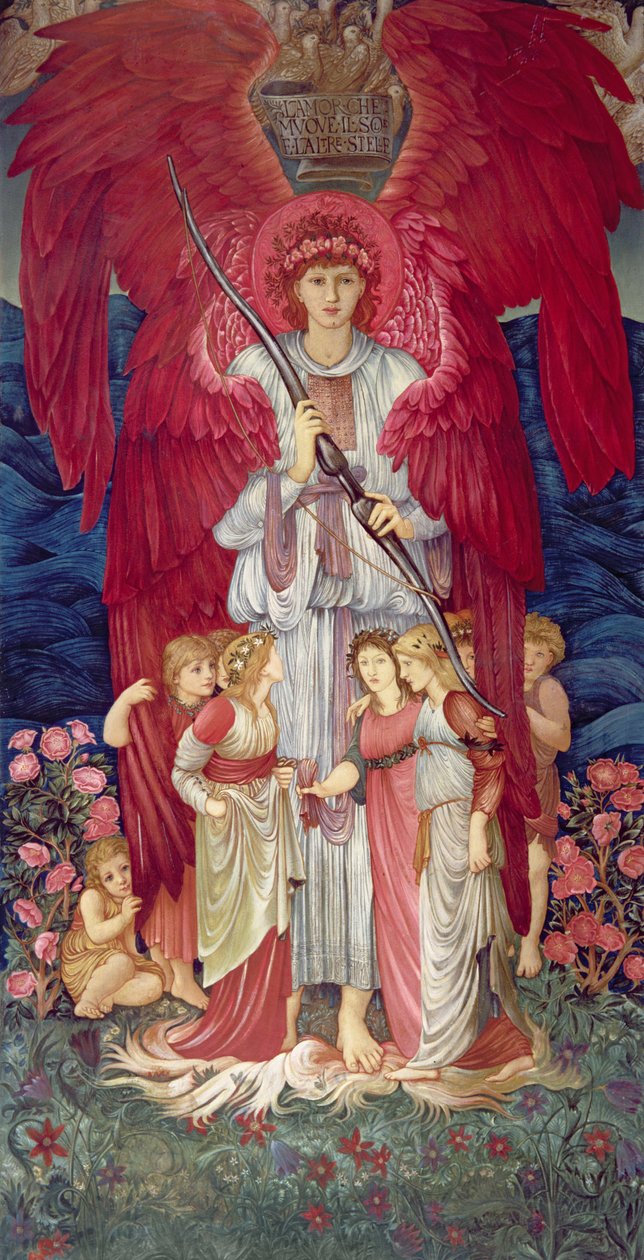 Kærlighed, der flytter solen af Edward Burne Jones