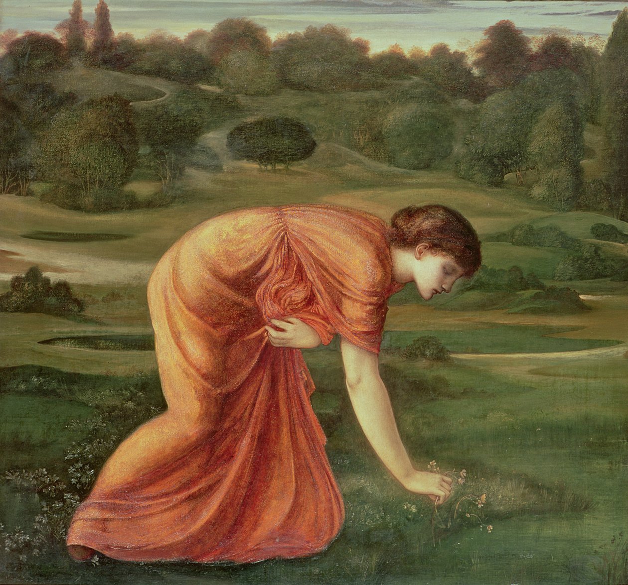 Marts morgenfrue, ca. 1870 af Edward Burne Jones