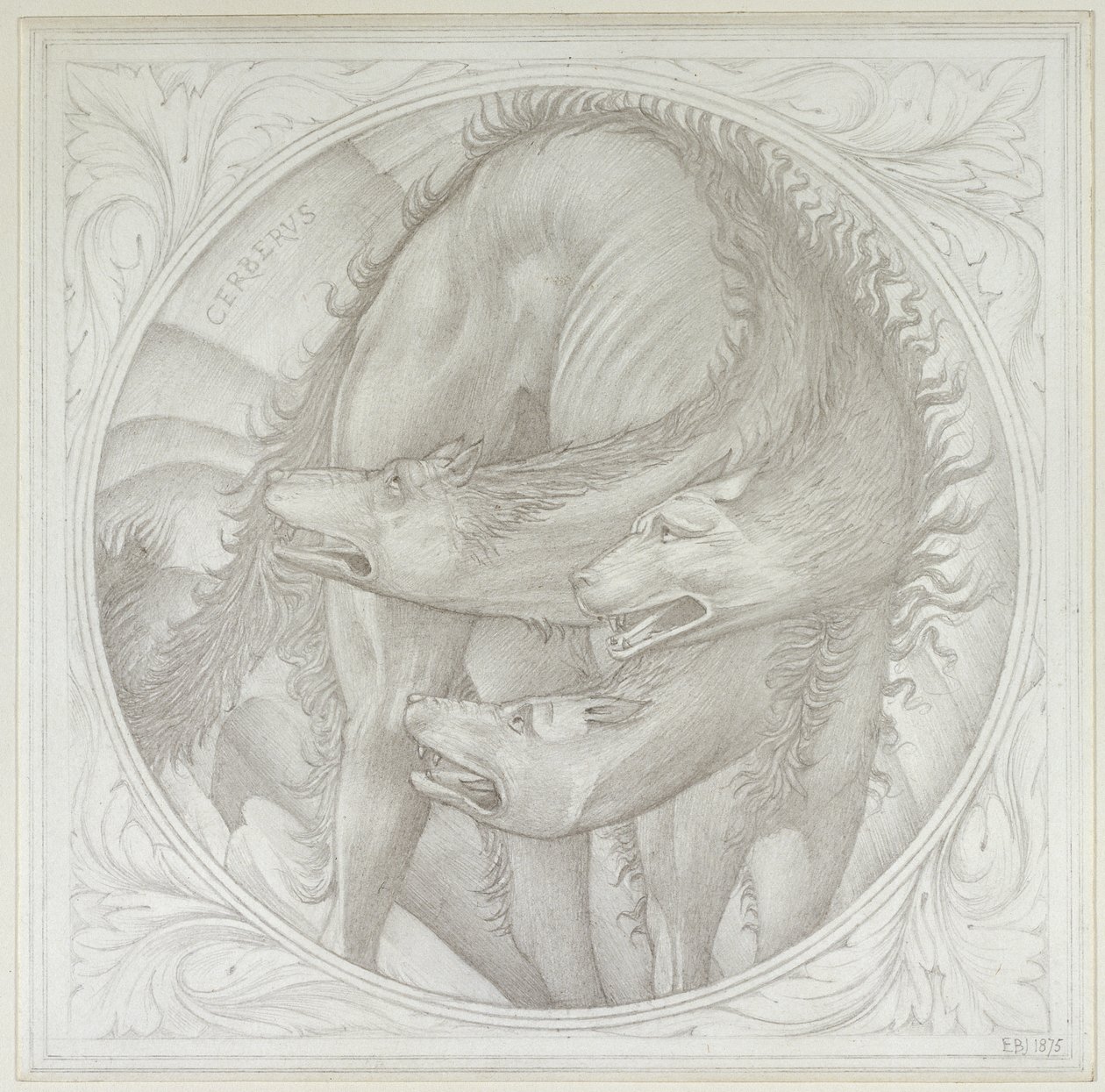The Story of Orpheus: Cerberus, 1875 af Edward Burne Jones