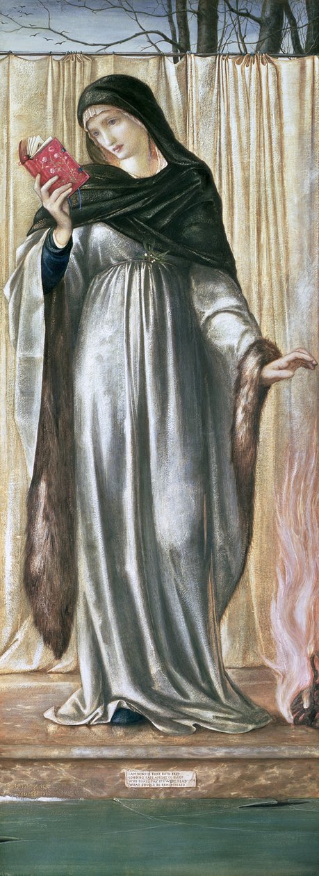 Vinter, 1869-70 af Edward Burne Jones