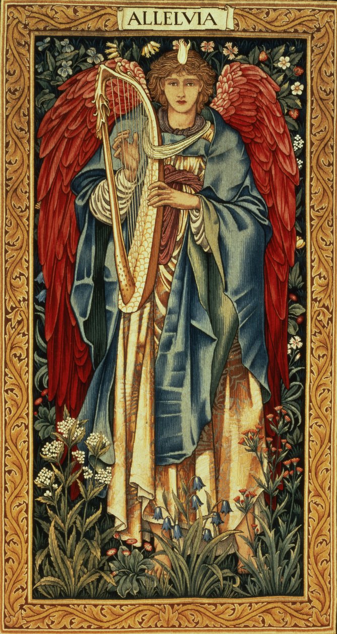 Alleluia, designet af Edward Burne-Jones og udført af Morris and Company, ca. 1885 (gobelin) af Edward Burne Jones