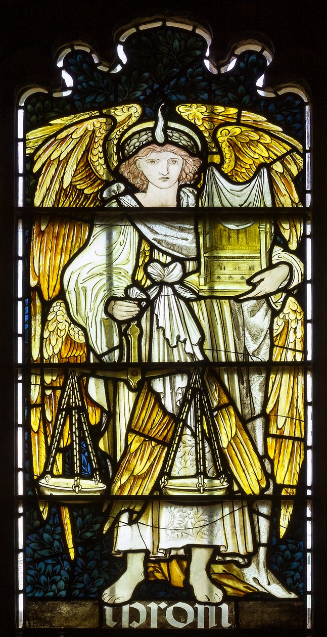 Cambridge, Jesus College Chapel, Morris & Co., Edward Burne-Jones, Ibrom, 1873 af Edward Burne Jones