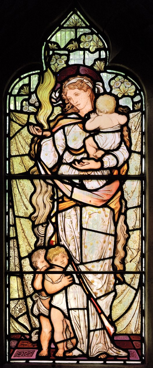 Velgørenhed, 1883 af Edward Burne Jones