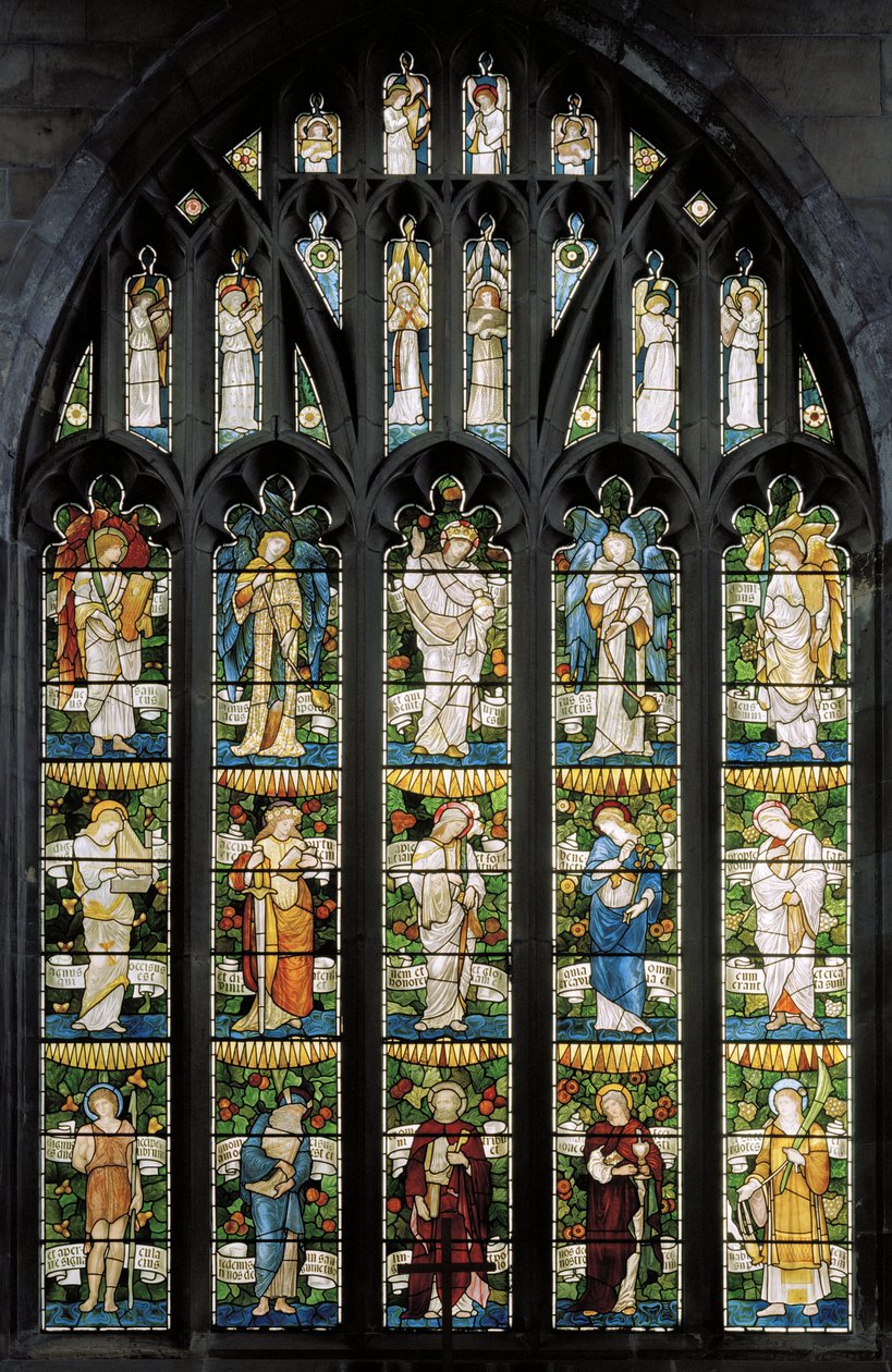 Østvindue, 1879 af Edward Burne Jones