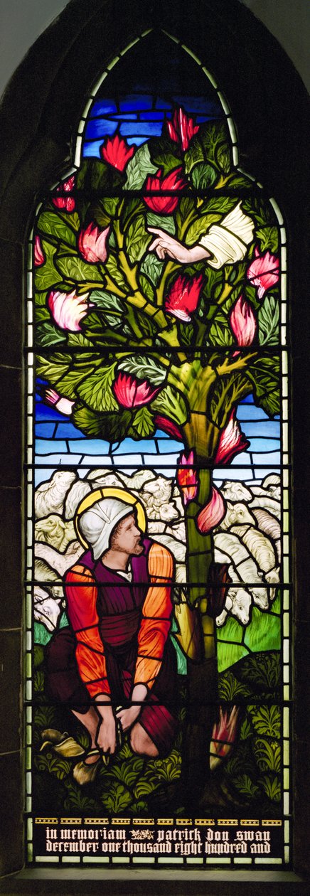 Kirkcaldy, St. Brycedale, Morris & Co., Edward Burne-Jones, Moses & The Burning Bush, 1892 af Edward Burne Jones