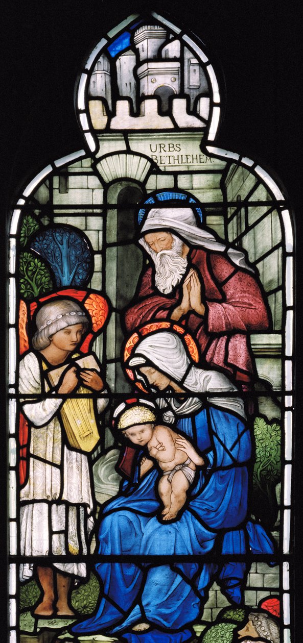 Musical Angel, Nativity, 1876 af Edward Burne Jones