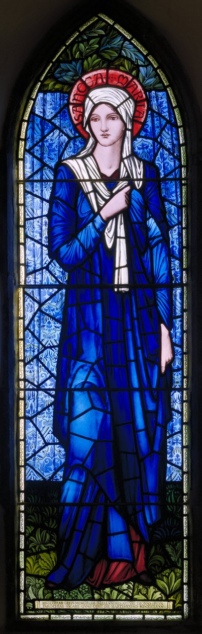 Rottingdean, St. Margaret, Morris & Co., Edward Burne-Jones, The Virgin Mary, 1894 af Edward Burne Jones