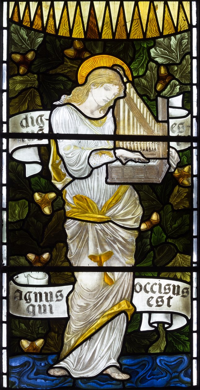 Sankt Cecilia, 1879 af Edward Burne Jones