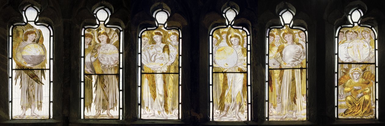 Skabelsens dage, Vestvindue, 1870 af Edward Burne Jones