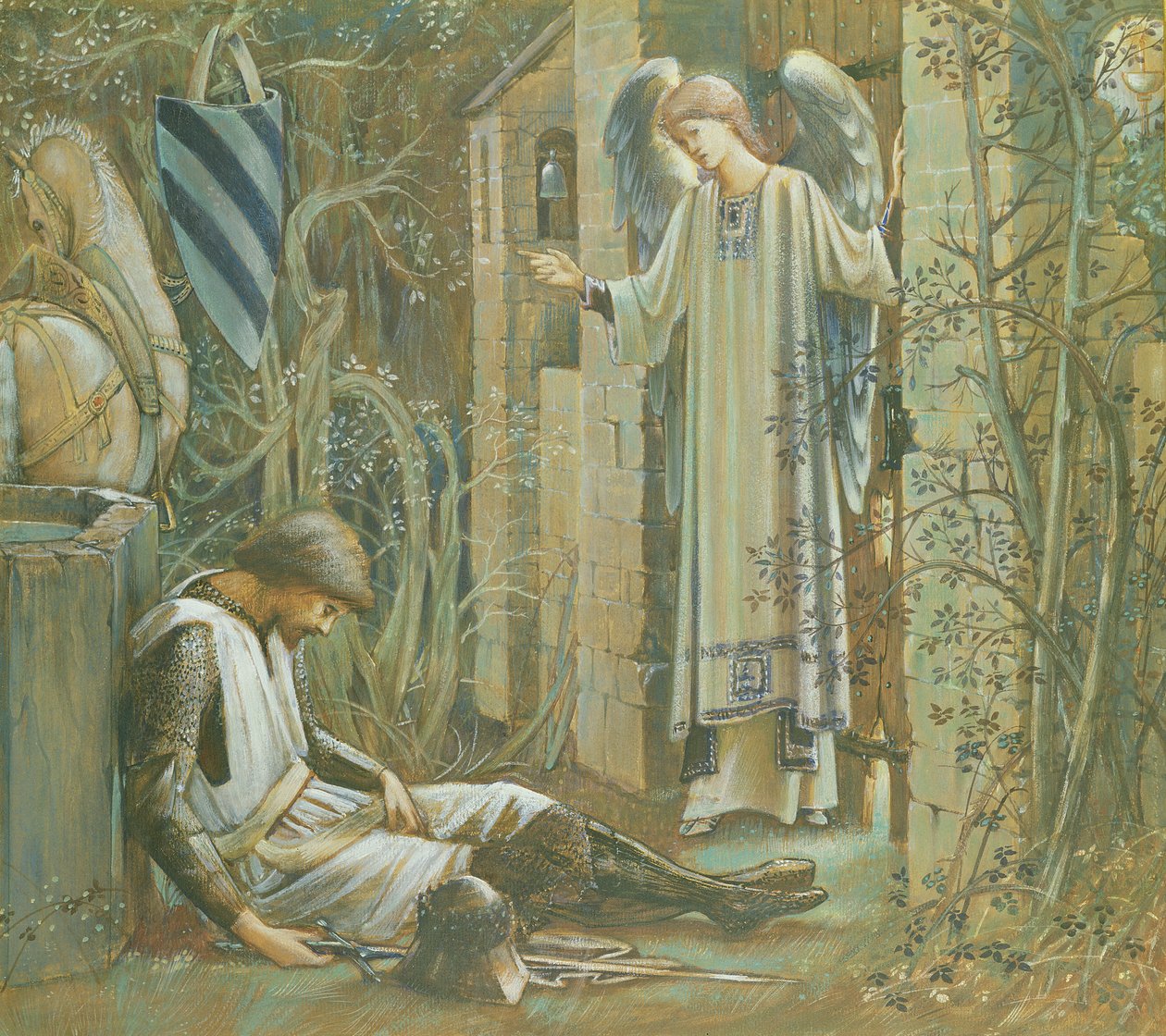 Sir Lancelots fiasko af Edward Burne Jones
