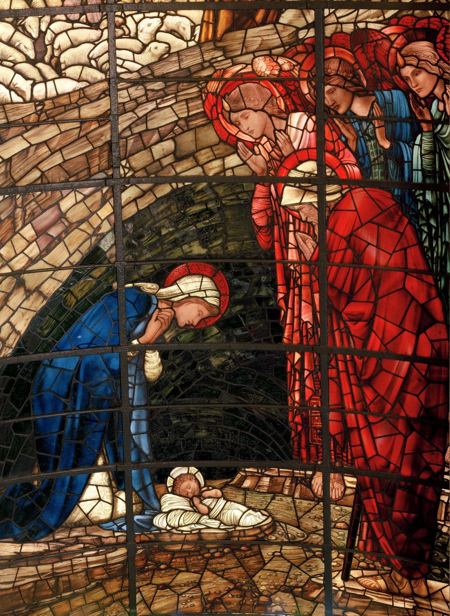 The Nativity Window, detalje, 1888 af Edward Burne Jones