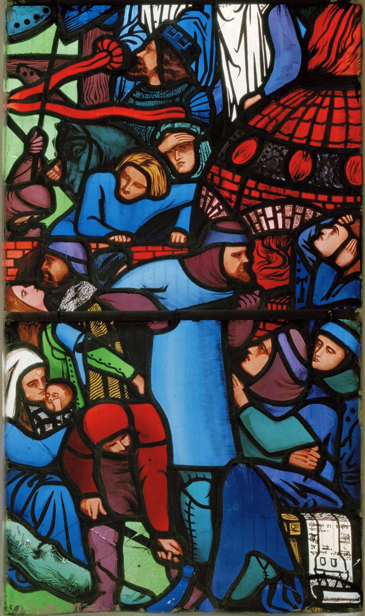 Babelstårnet, 1857 af Edward Burne Jones