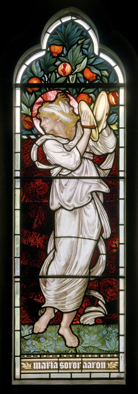 Waterford, St Michael & All Angels, Morris & Co., Edward Burne-Jones, Miriam, 1872 af Edward Burne Jones