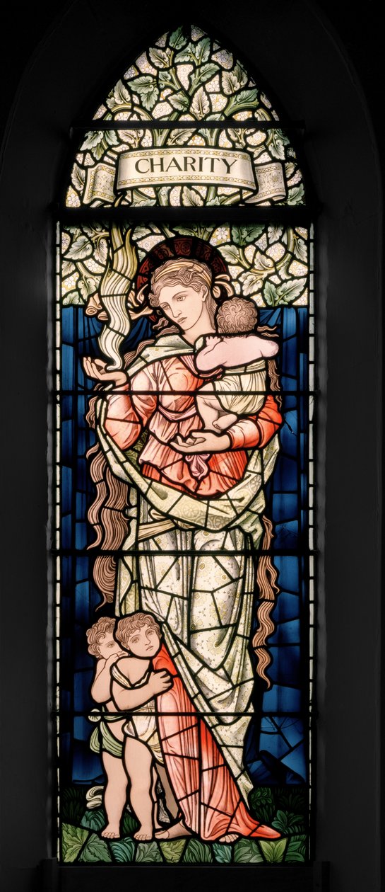 Birmingham, Ward End, St. Margaret, Morris & Co., Edward Burne-Jones, John Henry Dearle (1859-1932), Velgørenhed, 1902 af Edward Coley and Dearle Burne Jones