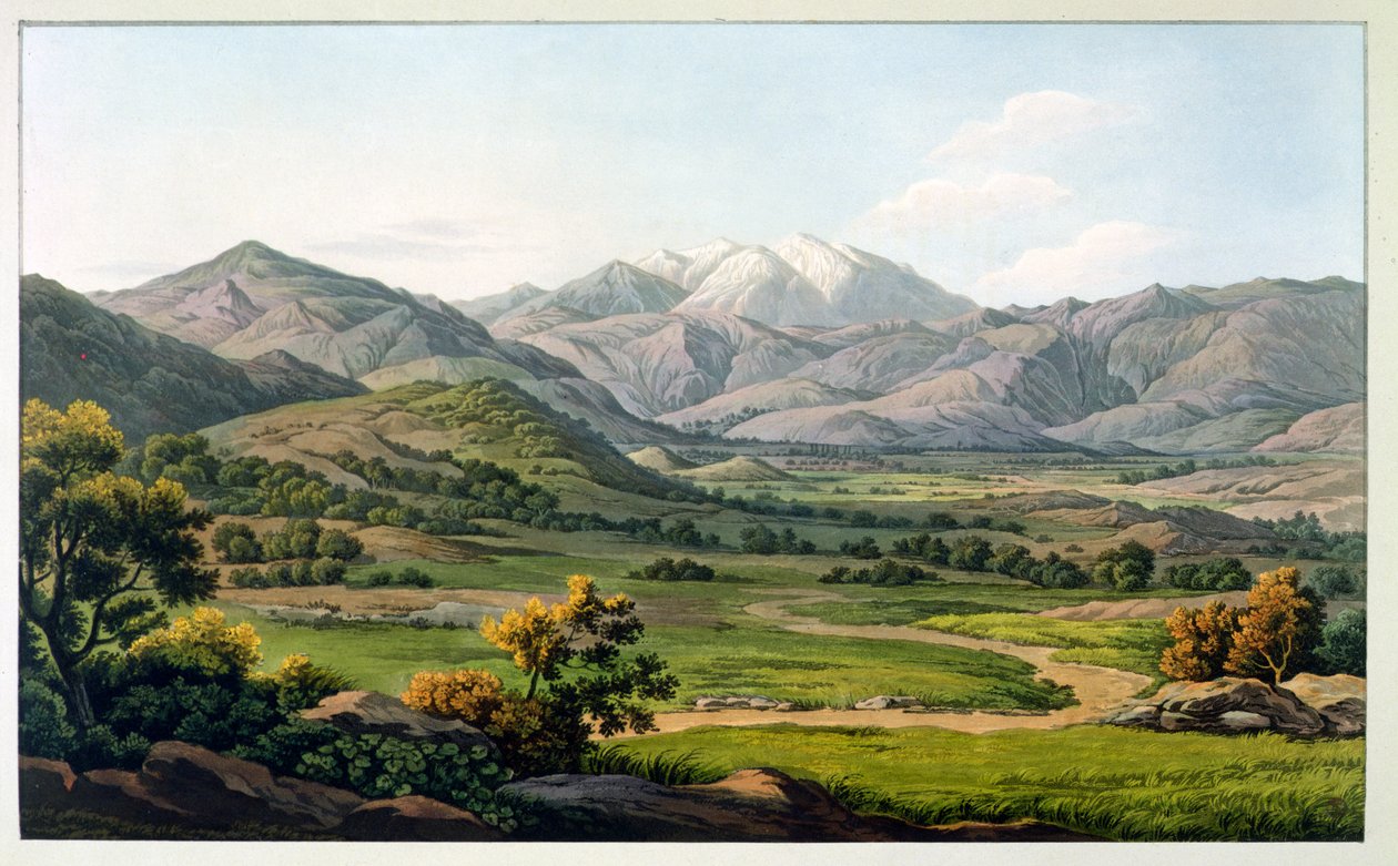Mount Olympus, som set mellem Larissa og Baba, plade 22 fra del 4 af 