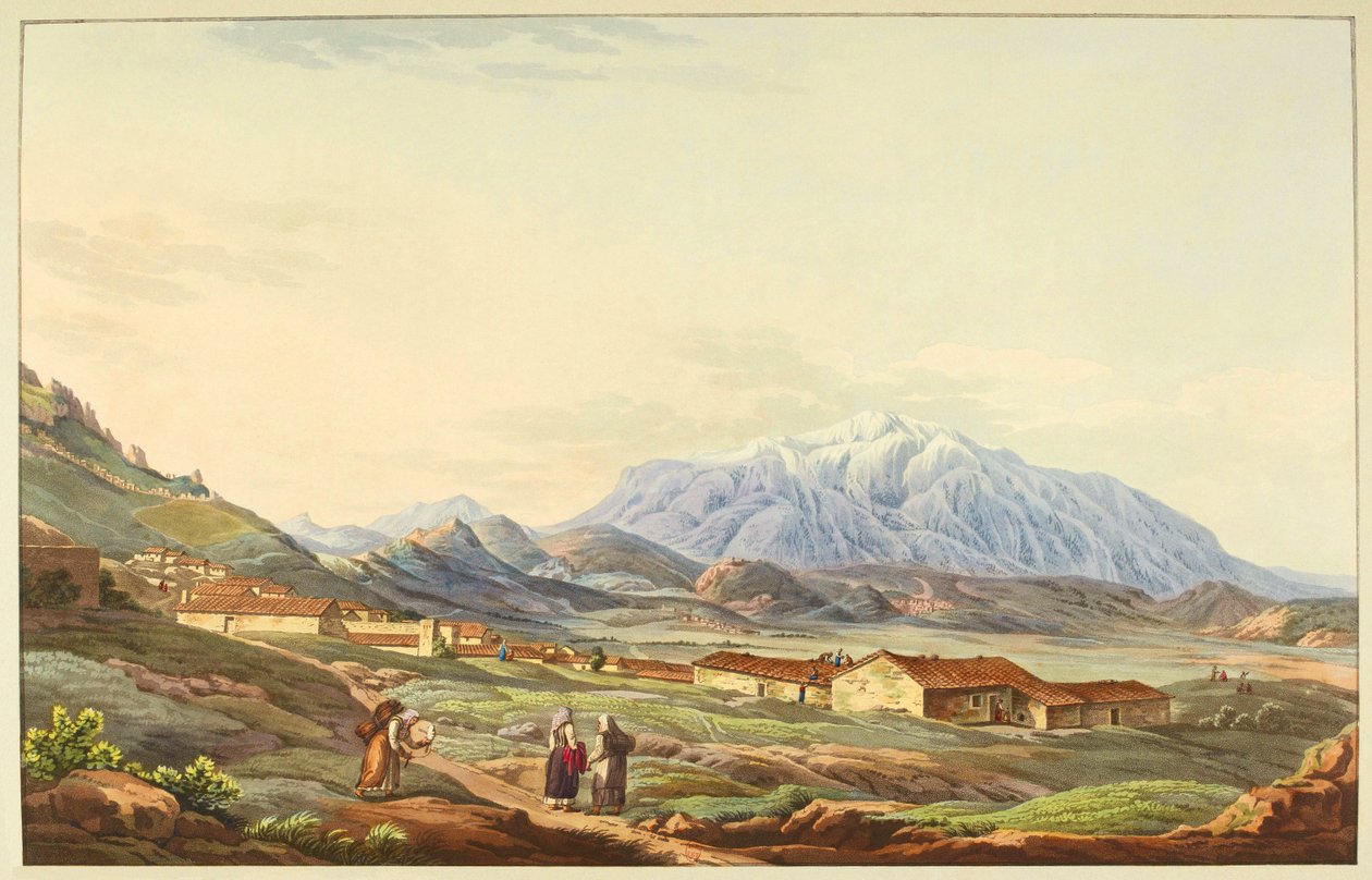 Mount Parnassus af Edward Dodwell