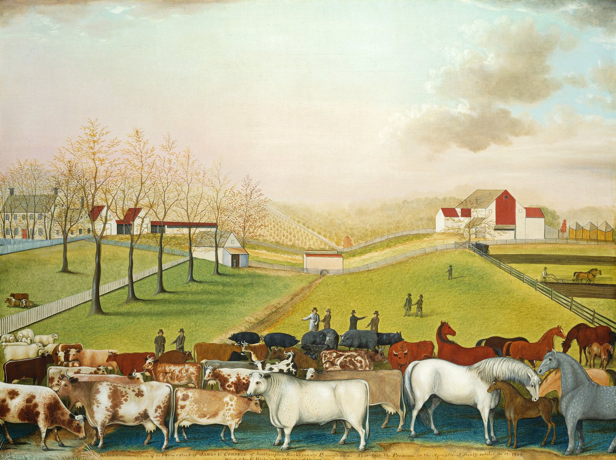 Cornell -gården af Edward Hicks
