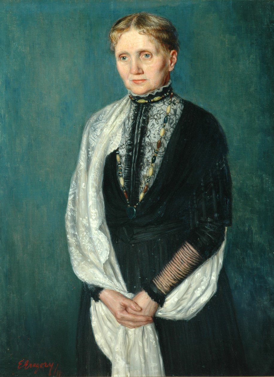 Gammel dame, 1911 af Edward John Gregory