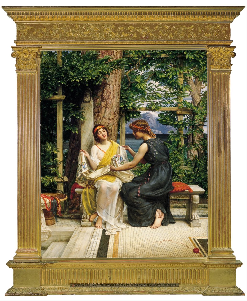 Helena og Hermia af Edward John Poynter