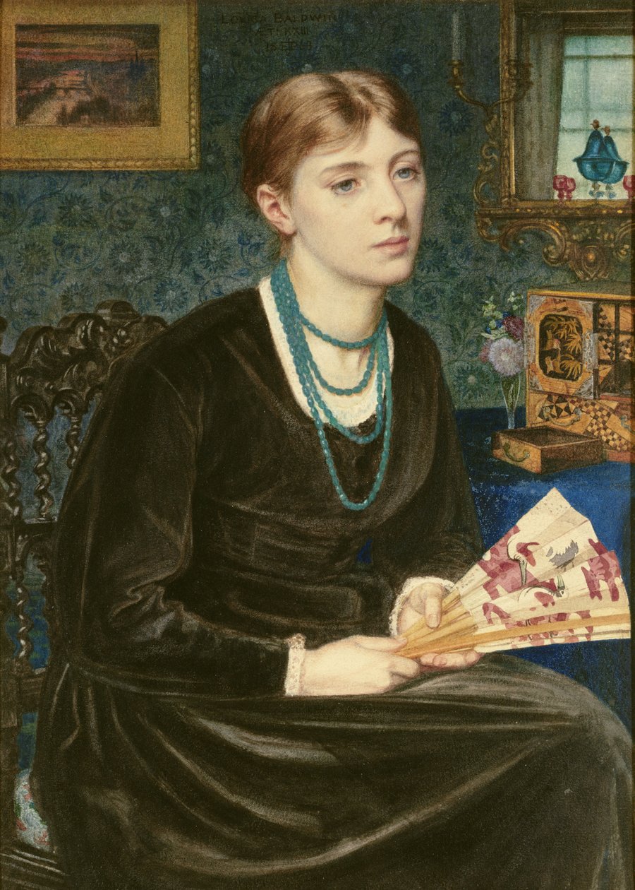 Portræt af Louise A. Baldwin, 1868 af Edward John Poynter