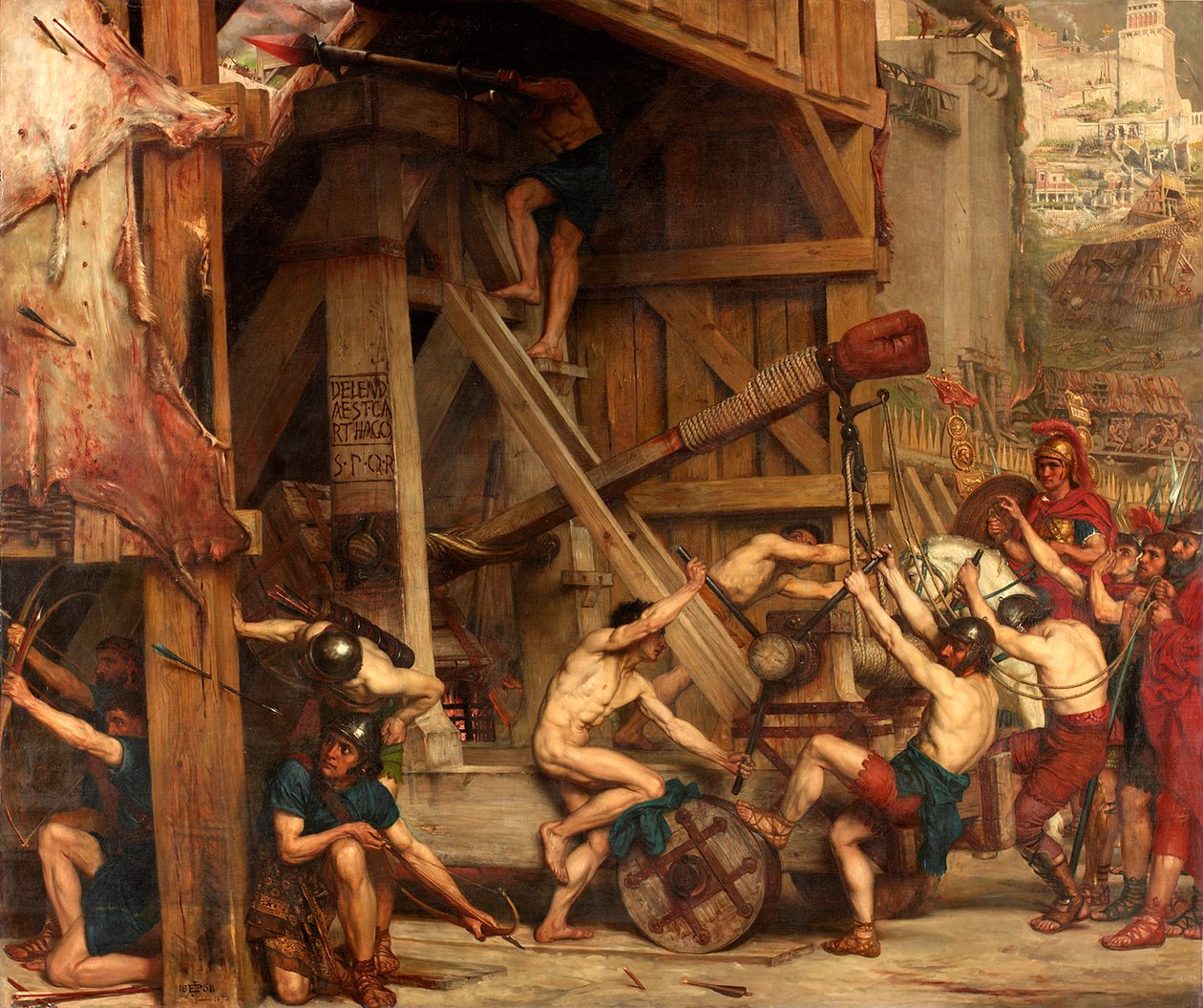 Katapulten, ca. 1868-72 af Edward John Poynter