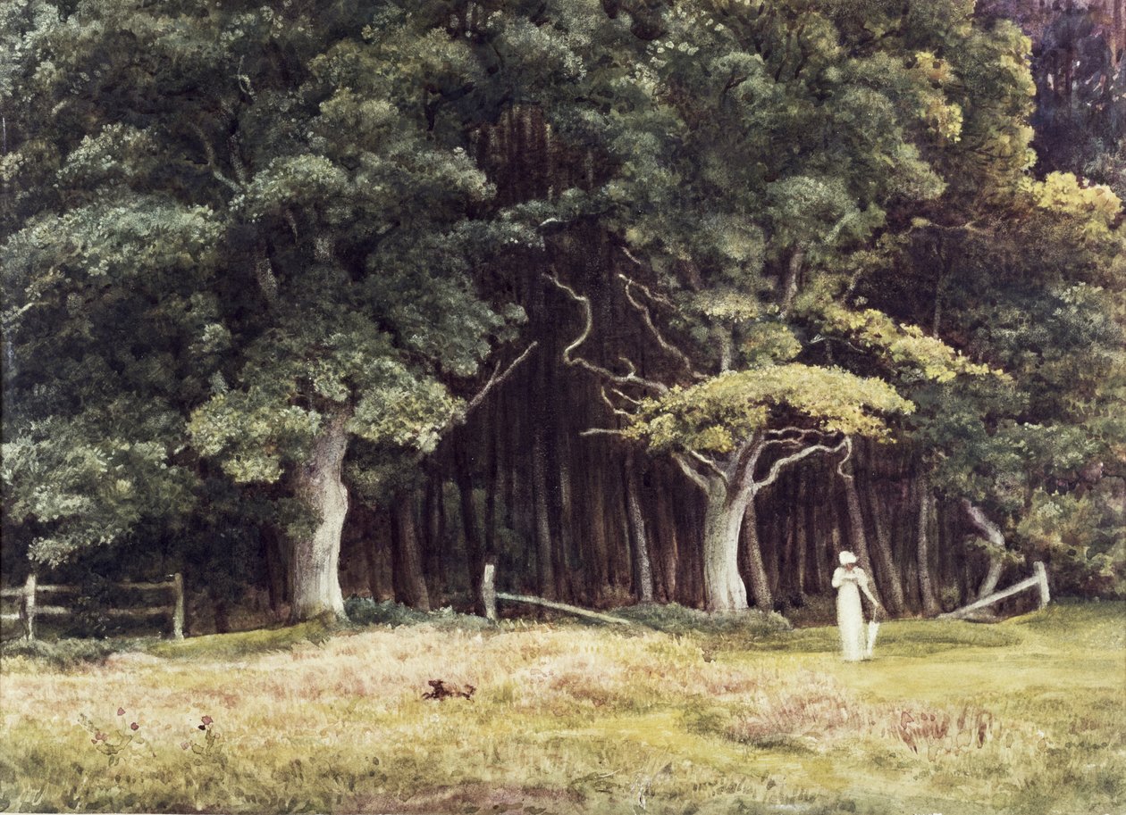 Det skovklædte landskab, ca.1900 af Edward John Poynter