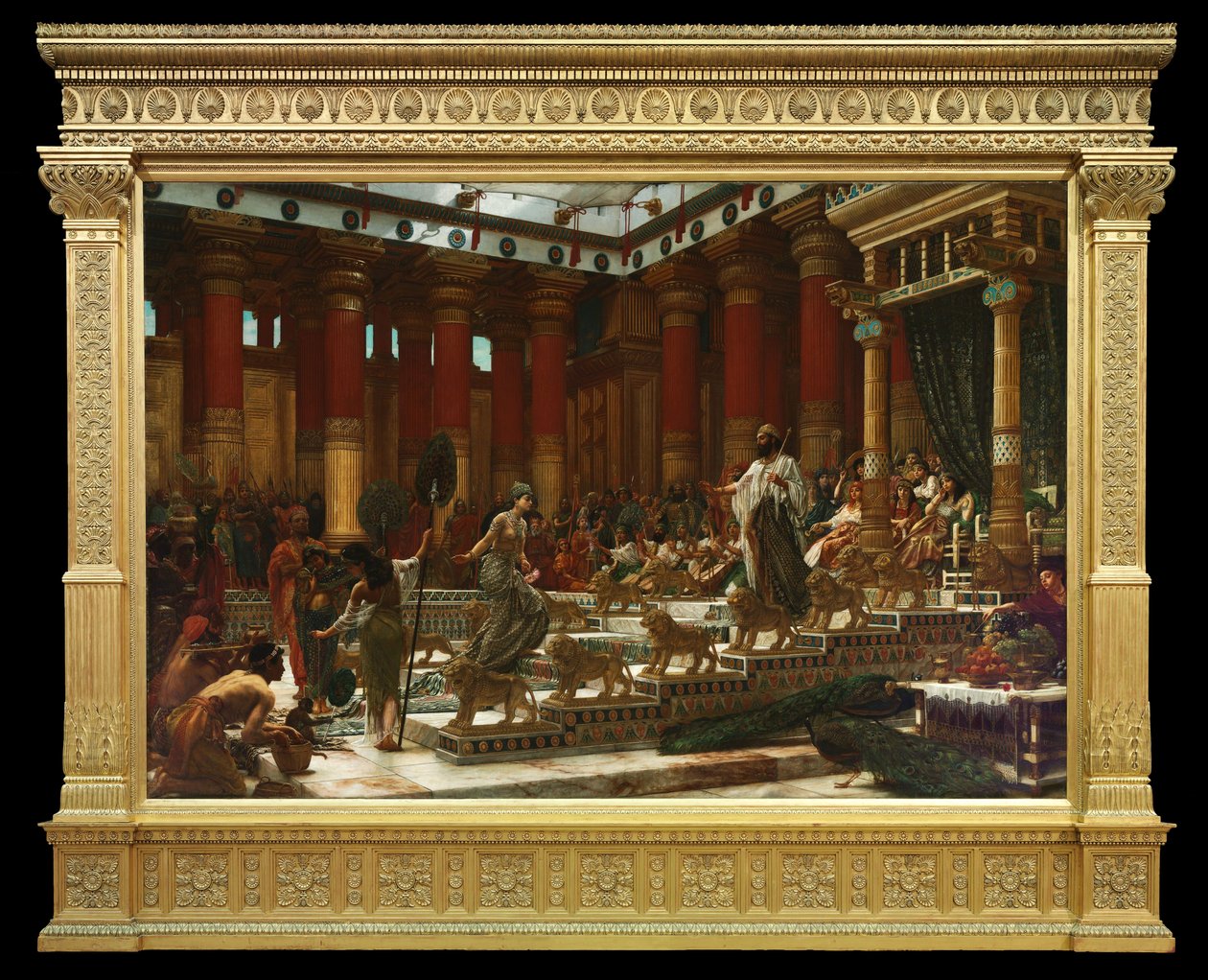 Dronningen af Shebas besøg hos kong Salomo af Edward John Poynter