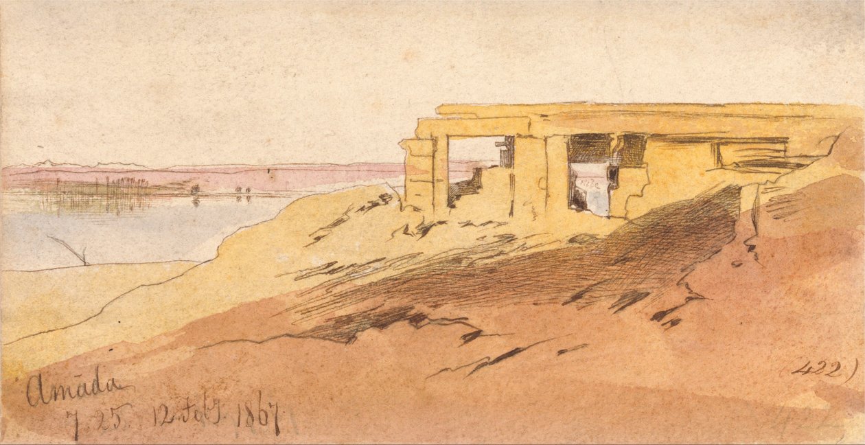 Amada, 7-25 am, 12. februar 1867 (422) af Edward Lear