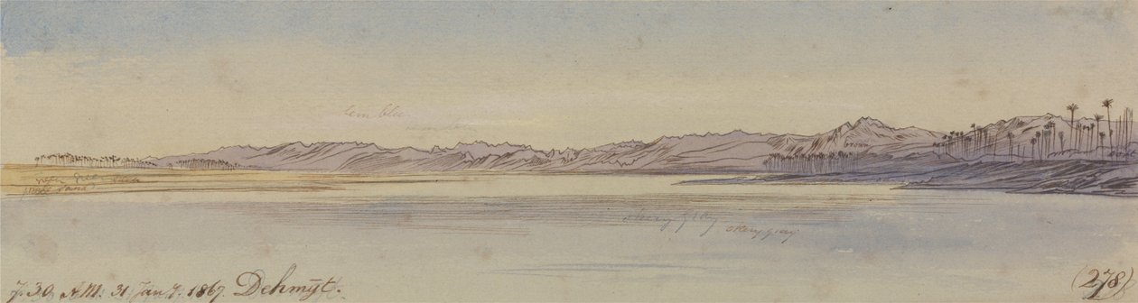 Dehmyt, 7-30, 31. januar 1867 (278) af Edward Lear