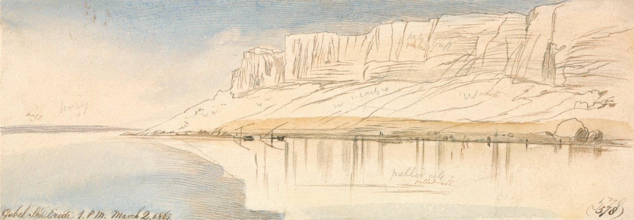 Jebel Sheikh Arvinger af Edward Lear