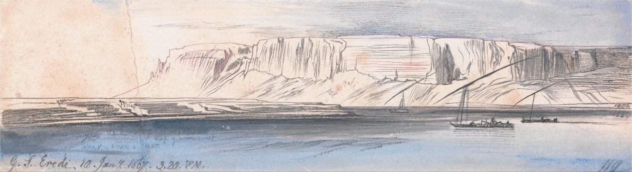 Jebel Sheikh Arvinger af Edward Lear