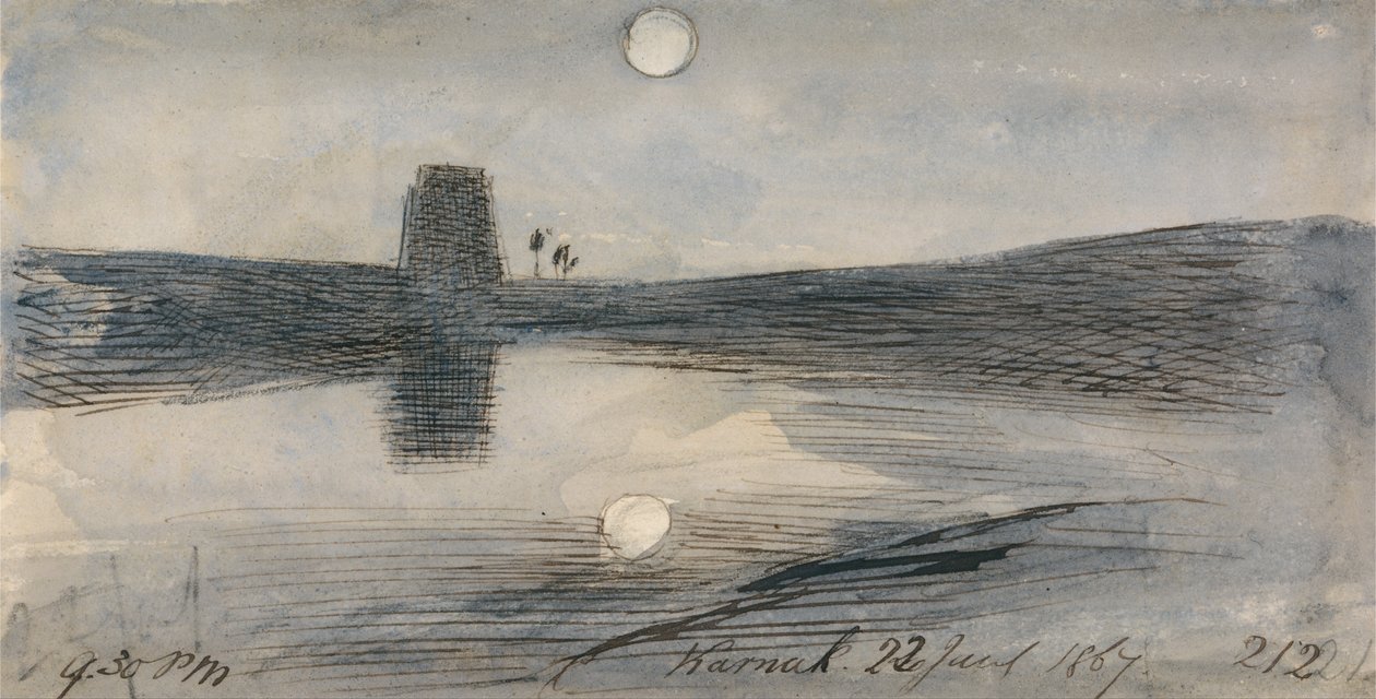 Karnak, 21-30, 22. januar 1867 (212) af Edward Lear