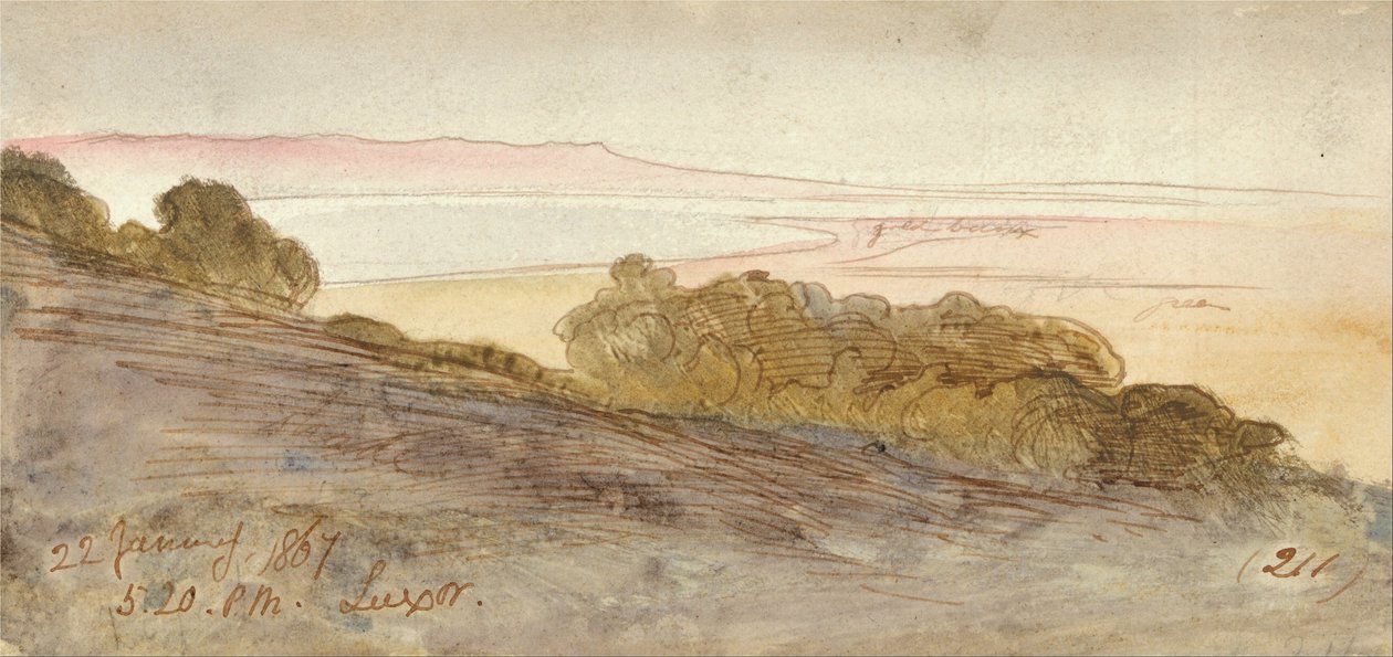 Luxor af Edward Lear