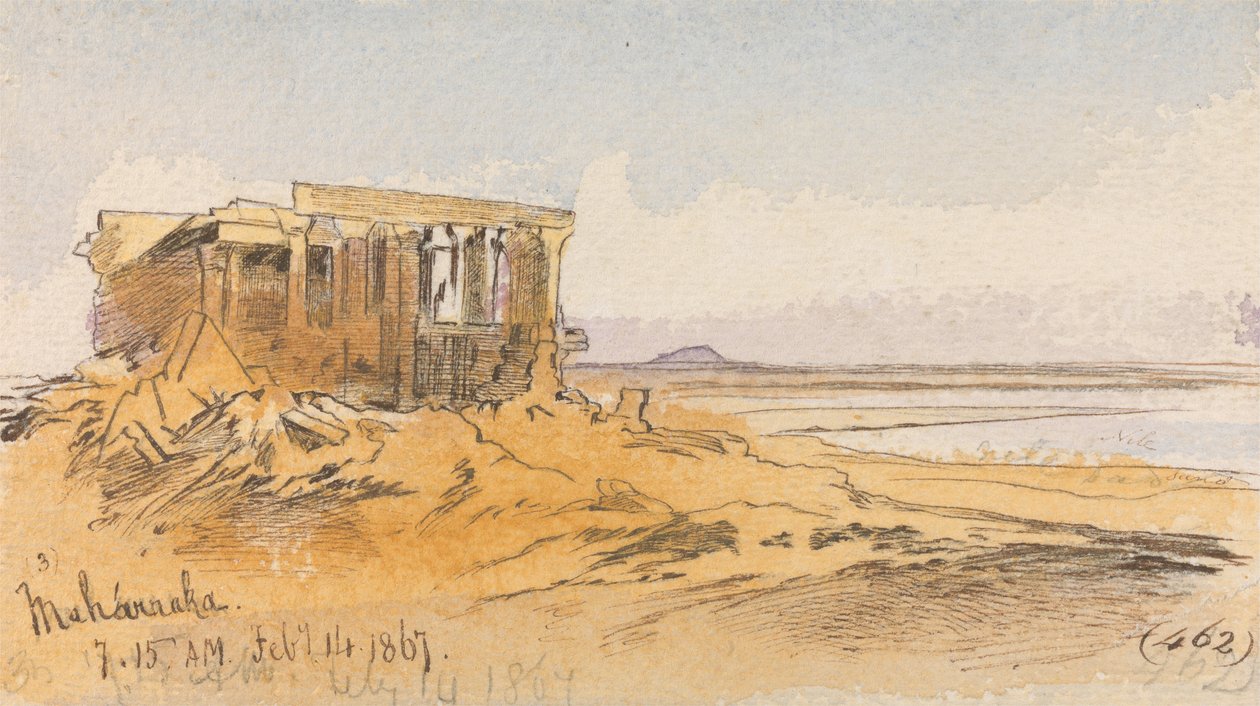 Maharraka, 7-15 am, 14. februar 1867 (462) af Edward Lear