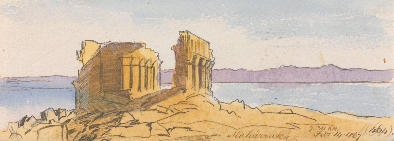Maharraka, 7-30, 14. februar 1867 (464) af Edward Lear