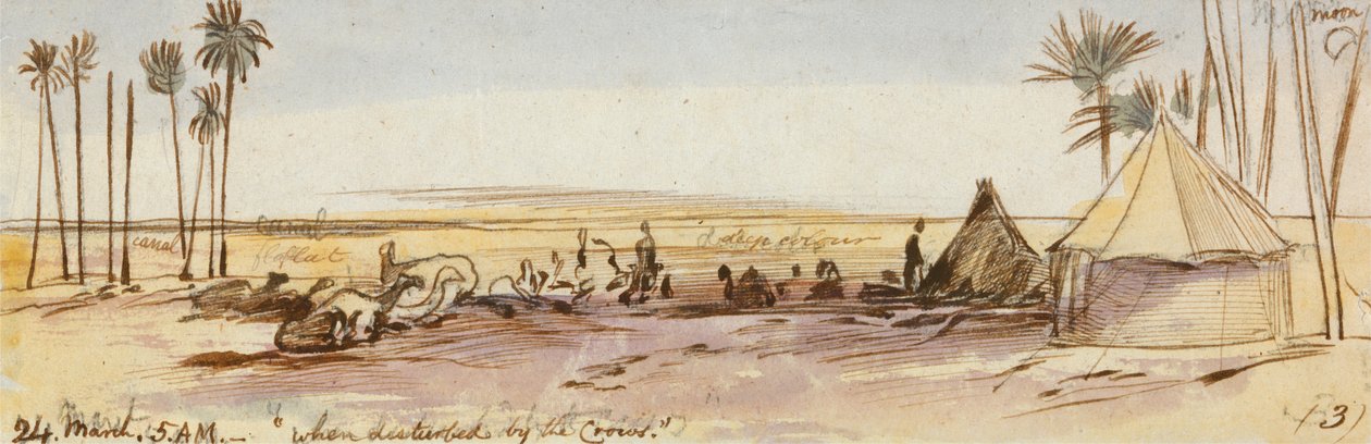 I nærheden af Belbeis af Edward Lear