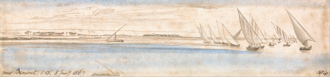 I nærheden af Benout af Edward Lear