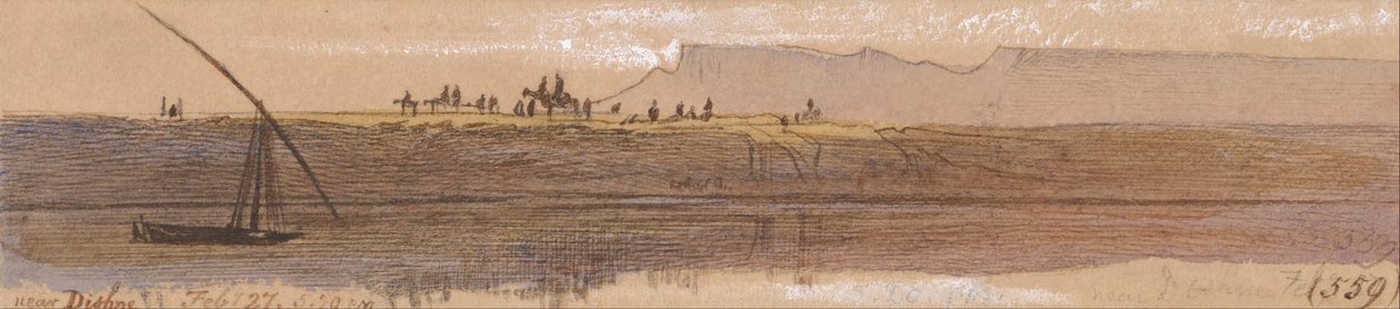 I nærheden af Dishna af Edward Lear