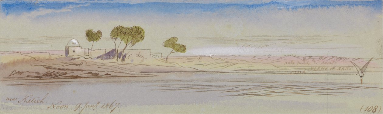 I nærheden af Katieh af Edward Lear