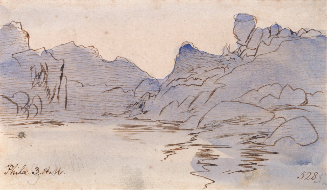 Philae af Edward Lear